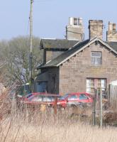 Rear of station building at Inchture, not Redcar.<br><br>[Brian Forbes 25/03/2007]