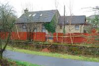 View of the restored station house at Houston and Crosslee in 2007. Bet maintaining that fence is an ongoing battle.<br><br>[Ewan Crawford 29/03/2007]