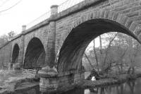 Lyne Viaduct in its glory.<br><br>[Colin Harkins 09/04/2007]