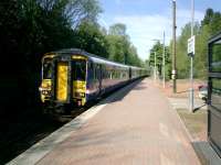 <h4><a href='/locations/H/Helensburgh_Upper'>Helensburgh Upper</a></h4><p><small><a href='/companies/W/West_Highland_Railway'>West Highland Railway</a></small></p><p>West Highland Line, Helensburgh Upper Station 156447 Glasgow bound. 53/63</p><p>30/04/2007<br><small><a href='/contributors/Alistair_MacKenzie'>Alistair MacKenzie</a></small></p>