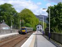 Southbound 170410 leaves Blair Atholl for Glasgow.<br><br>[Brian Forbes 15/05/2007]