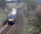 Round the bend toward Markinch an express for Edinburgh.<br><br>[Brian Forbes /04/2007]