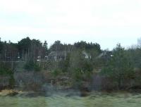 Carrbridge station, taken from the A9.<br><br>[Graham Morgan 02/04/2007]