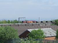 66080 approaches Elderslie East Junction with an empty coal train heading for Hunterston<br><br>[Graham Morgan 04/05/2007]