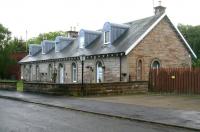 The old station building at Crookston on 20 May 2007, successfully restored following serious fire damage and now in use as residential accommodation. <br><br>[John Furnevel 20/05/2007]