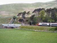 A northbound Pendolino about to cross Crawford Viaduct on 22 May 2007.<br><br>[John Furnevel 22/05/2007]