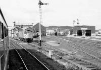 Passing Inverness shed in 1986.<br><br>[Bill Roberton //1986]