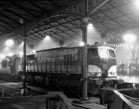 Night scene at Heuston station, Dublin in 1988.<br><br>[Bill Roberton //1988]