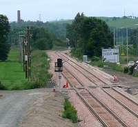 East end of Alloa loop complete with signals installed in both directions.<br><br>[Brian Forbes 15/06/2007]