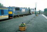 NIR 111 stands ready to leave Dundalk for the north in 1993.<br><br>[Bill Roberton //1993]