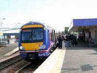 A Fife Circle service calls at Kirkcaldy. Quite busy it seems.<br><br>[Brian Forbes 17/07/2007]