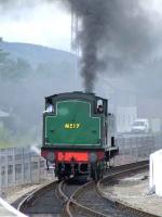 Strathspey Railway No. 17 approaching Aviemore station from the turntable<br><br>[Graham Morgan 06/07/2007]