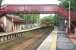 Trains on the East Kilbride line pass at Giffnock station on 6 May 2007. <br><br>[John Furnevel /05/2007]