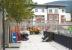 Steps up to the new station building and platform at Alloa on 10 July 2007.<br><br>[John Furnevel 10/07/2007]