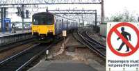 A class 150 service leaves Manchester Piccadilly on 22 May heading for Buxton. <br><br>[John McIntyre 22/05/2007]