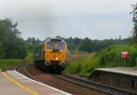 Passenger looking for a golf ball. 47843 powers a special south through Gleneagles.<br><br>[Brian Forbes /07/2007]