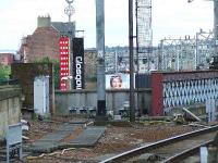 Looking from Platform 1 across the gap where the old Clyde Viaduct arrived at Glasgow Central<br><br>[Graham Morgan 30/06/2007]