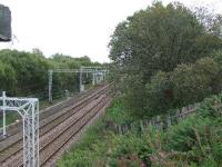 Looking east, this was the point where the Inchgreen branch crossed the Glasgow - Gourock line at Bogston<br><br>[Graham Morgan 31/08/2007]