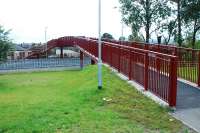 New footbridge at (the former) Alloa West LC.<br><br>[Ewan Crawford 01/09/2007]