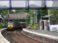 Aberdour ona Sunday afternoon. the 1141 Aberdeen / Kings Cross HST passing.<br><br>[Brian Forbes /08/2007]