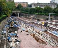 Getting there... view west from Waverley Bridge on Sunday 30 September 2007.<br><br>[John Furnevel 30/09/2007]
