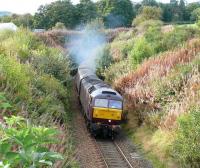47826 leads the Royal Scotsman south out of Kingswood Tunnel heading for Murthly and Perth.<br><br>[Brian Forbes 04/10/2007]