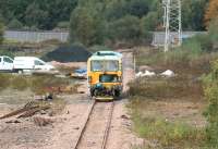 A Tamper idles in the sidings at Kincardine on 4 October.<br><br>[John Furnevel 4/10/2007]