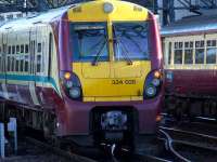 334026 arriving at Glasgow Central on 10 September.<br><br>[Graham Morgan 10/09/2007]