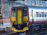 156501 leaves Glasgow Central on 10 September on a Carlisle service.<br><br>[Graham Morgan 10/09/2007]
