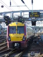 334021 departs Glasgow Central with a service for Gourock<br><br>[Graham Morgan 10/09/2007]