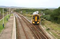 A train for Inverness comes off the Thurso line into Georgemas Junction on 28 August 2007.<br><br>[John Furnevel 28/8/2007]