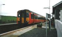 156503 stops at Barrhill with a Stranraer Harbour service in July 1998.<br><br>[David Panton /07/1998]