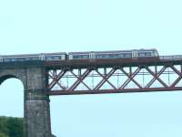 SPTE 170 leaves North Queensferry southbound onto The Forth bridge. The tinted windows are obvious.<br><br>[Brian Forbes /07/2007]