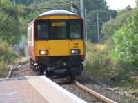 318265 approaching Whinhill with a service for Glasgow Central<br><br>[Graham Morgan 11/09/2007]
