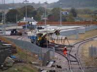 Progress at Raiths Farm on 27 October - view north into the depot. <br><br>[Stan Scott 27/10/2007]