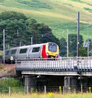 Voyager crossing the Clyde at Lamington on 31 July 2007.<br>
 <br><br>[John Furnevel /07/2007]