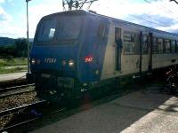 Allo, allo  <B>SNCF 17504</B> Perpignan to Villefranche at Ille-sur-Tet Station.<br><br>[Alistair MacKenzie 12/10/2007]