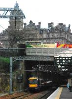 View east towards the main station and the Balmoral Hotel from platform 19. <br><br>[Ewan Crawford 17/11/2007]
