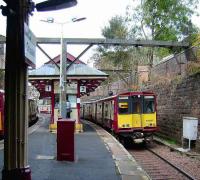 314 209 arrives at Crosshill on a Newton service on 13 October 2007.  <br><br>[David Panton 13/10/2007]