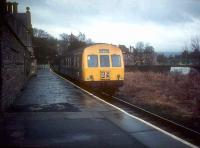A DMU stands at the branch terminus at Alston in the early 1970s with a train for Haltwhistle, shortly before closure of the branch by BR.<br><br>[Ian Dinmore //]