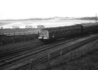 The Angus Railway Group railtour arriving at Fraserburgh on a dull summers day in June 1974.<br><br>[John Williamson 01/06/1974]