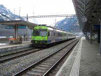 A BLS unit terminates at Frutigen on a local service from Spiez.<br><br>[Michael Gibb 22/11/2007]