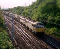 Freight at Mossend East Junction in 2002.<br><br>[Ewan Crawford //2002]