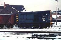 D3877 shunting Guild Street yard in the winter of 1973.<br><br>[John McIntyre /11/1973]