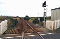 Not much left here! The site of Hoy station (closed 1965), photographed on 28 August 2007 looking towards Thurso from the open level crossing.  <br><br>[John Furnevel 28/08/2007]