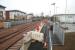 The station site at Alloa looking east through the rain on 31 December 2007, with work temporarily halted during the festive period.<br><br>[John Furnevel 31/12/2007]