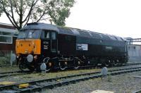 Royal Train locomotive 47798 <I>Prince William</I> at Crewe Diesel Depot in 1995 after a repaint. The train is now in the care of the National Railway Museum.<br><br>[Graham Morgan //1995]