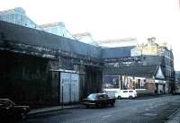 View of Leith Central from Duke Street in 1985.<br><br>[David Panton //1985]