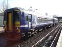 156453 First ScotRail Service departing at 1749 for Glasgow Central<br><br>[Colin Harkins 15/04/2008]