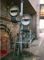 Electro-mechanical repeater M R399 at Motherwell in August 1997, subsequently replaced by modern LED equipment. <br><br>[David Panton /08/1997]
